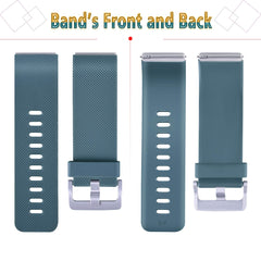 Vancle Replacement Strap compatible with Fitbit Blaze, Not Included Fitbit Blaze and Frame (Slate, S)