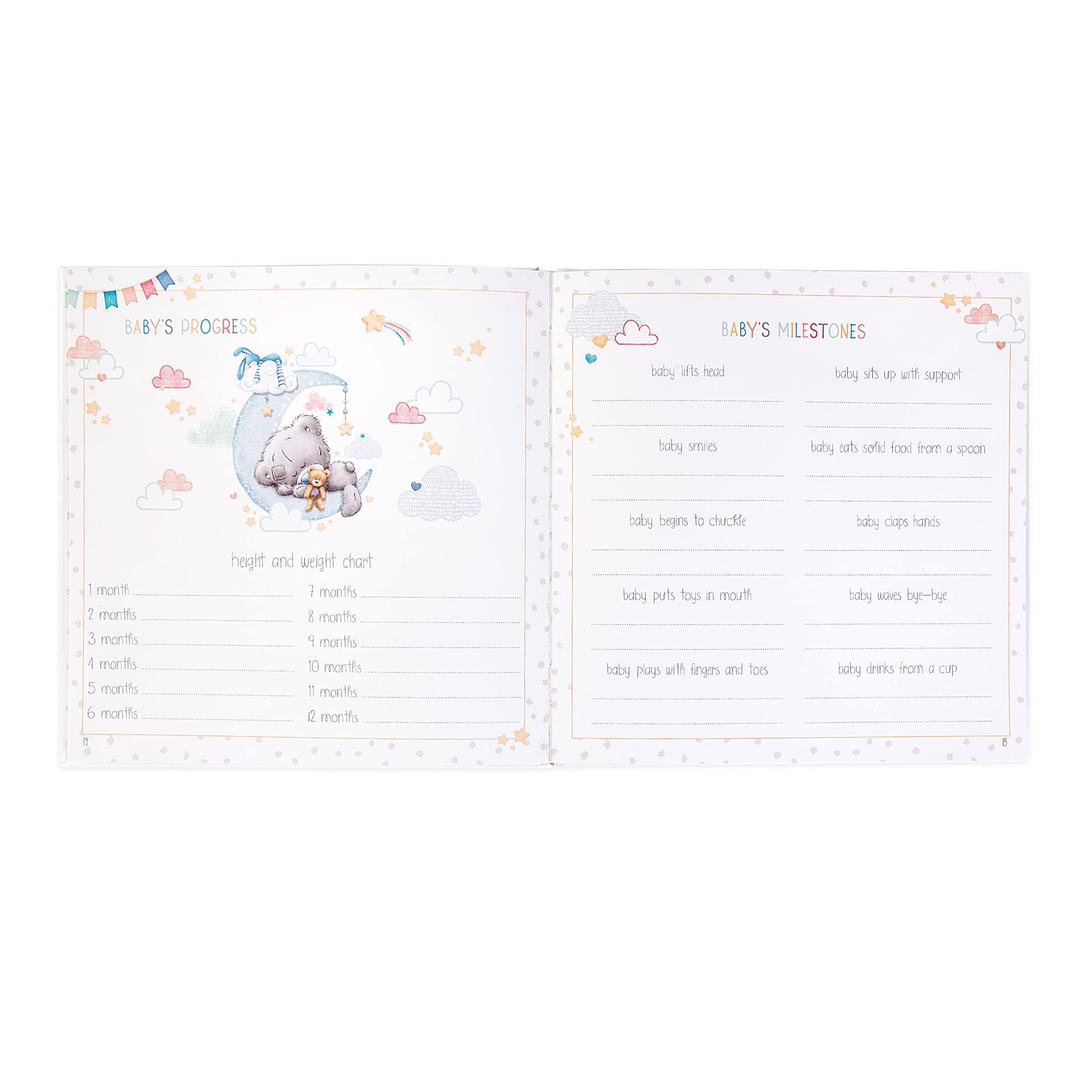 Tiny Tatty Teddy AGS92002 Baby Journal