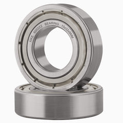 XIKE 6002ZZ Ball Bearings 15x32x9mm, Bearing Steel and Double Metal Seals, Pre-lubricated, 6002-2Z Deep Groove Ball Bearing with Shields, 2 in a pack.