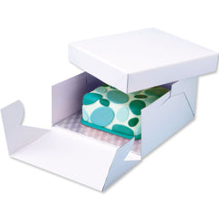PME BCS873 Square Cake Card & Cake Box 9-Inch / 22 cm, White
