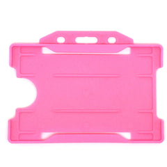 ALG ID Cards - Single Identity Card Pass Badge Holder (Pink)
