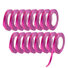 16 Rolls Hot Pink Ribbon Curling Ribbons 5mm for Balloons,160m Crimped Balloon Ribbon Balloon String Party Shiny Metallic Ribbons for Gift Wrapping Crafting,Florist Flower,Christmas,Birthday,Wedding