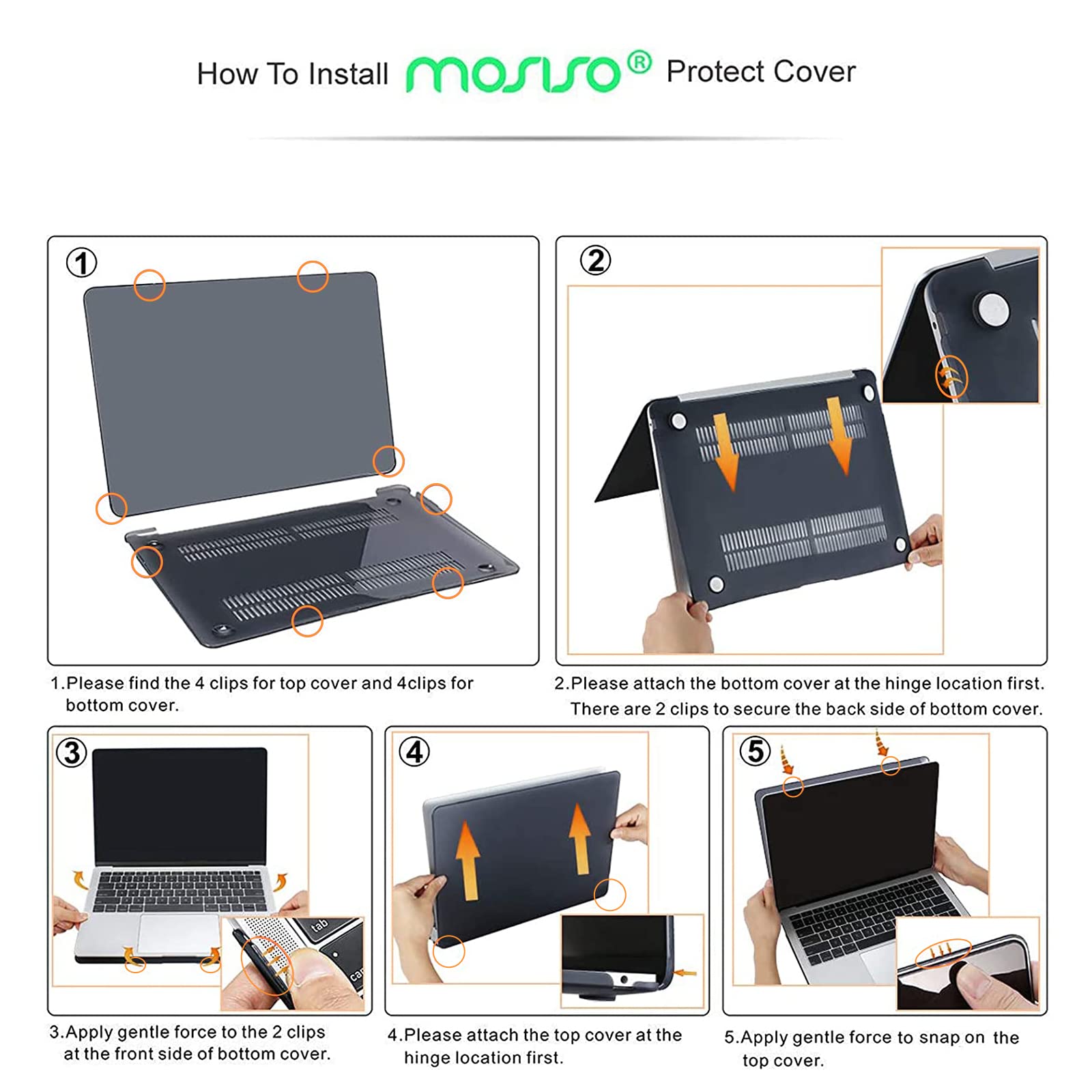 MOSISO Compatible with MacBook Air 13 inch Case 2022 2021 2020 2019 2018 A2337 M1 A2179 A1932 Retina Display, Sparkly Glitter Plastic Hard Shell&Keyboard Cover&Screen Protector&Storage Bag,Transparent