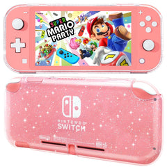 Switch Lite Case for Nintendo Switch Lite, Protective Case Cover for Nintendo Switch Lite Games Shockproof TPU Slim Skins Protective Cover Switch Lite Accessories Case Protector - Crystal Glitter