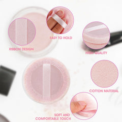 Sibba Beauty Blender Makeup Sponge 12 PCS Fluffy Make Up Foundation Applicator Face Blending Setting Pads Cosmetics Matte Loose Powder Body Paint Painting Wet Dry Application Brushes (pink/skin color)