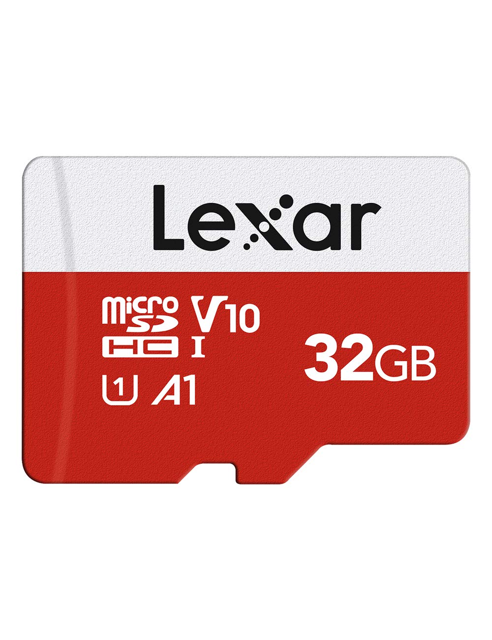 Lexar Micro SD Card Up to 100MB/s(R), 32G MicroSDHC Memory Card and SD Adapter with A1, C10, U3, V10, Full HD, TF Card