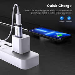 USB C Female to USB A Male Adapter Type C Charger Connector for Apple MagSafe Watch 7/8 to USB Wall Plug Type C Charger Cable Power Converter Compatible with iPhone 14 Plus Pro iWatch AirPods CarPlay