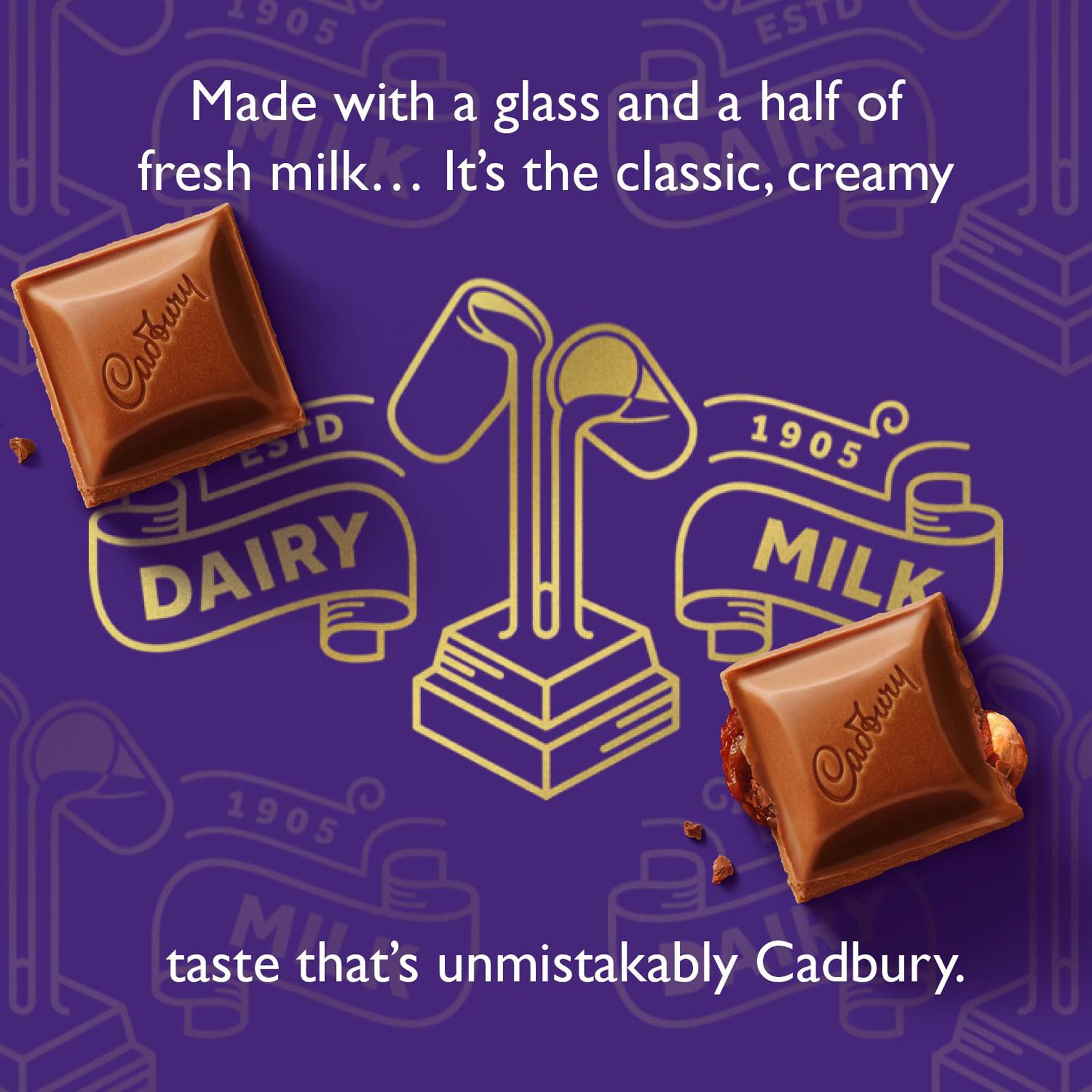 Cadbury Dairy Milk Chocolate Bar, 300 g