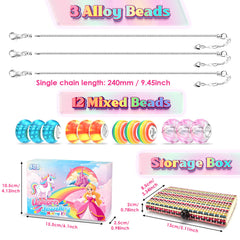 BIIB Gifts for Girls, Bracelet Making Kit, Unicorn Gifts for Girls Birthday Presents 5-12 Year Old, Arts and Crafts for Kids Stocking Fillers for Girls Toys Age 5 6 7 8 9 10, Easter Gifts for Kids