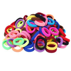 100 PCS Hair Bands for Girls Toddler Hair Bands Baby Hair Bobbles for Baby Girls Kids Toddlers Multicolor (Light -colored-100pcs)