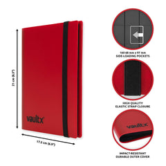 Vault X Binder - 4 Pocket Trading Card Album Folder - 160 Side Loading Pocket Binder for TCG - 20 Double-Sided Pages