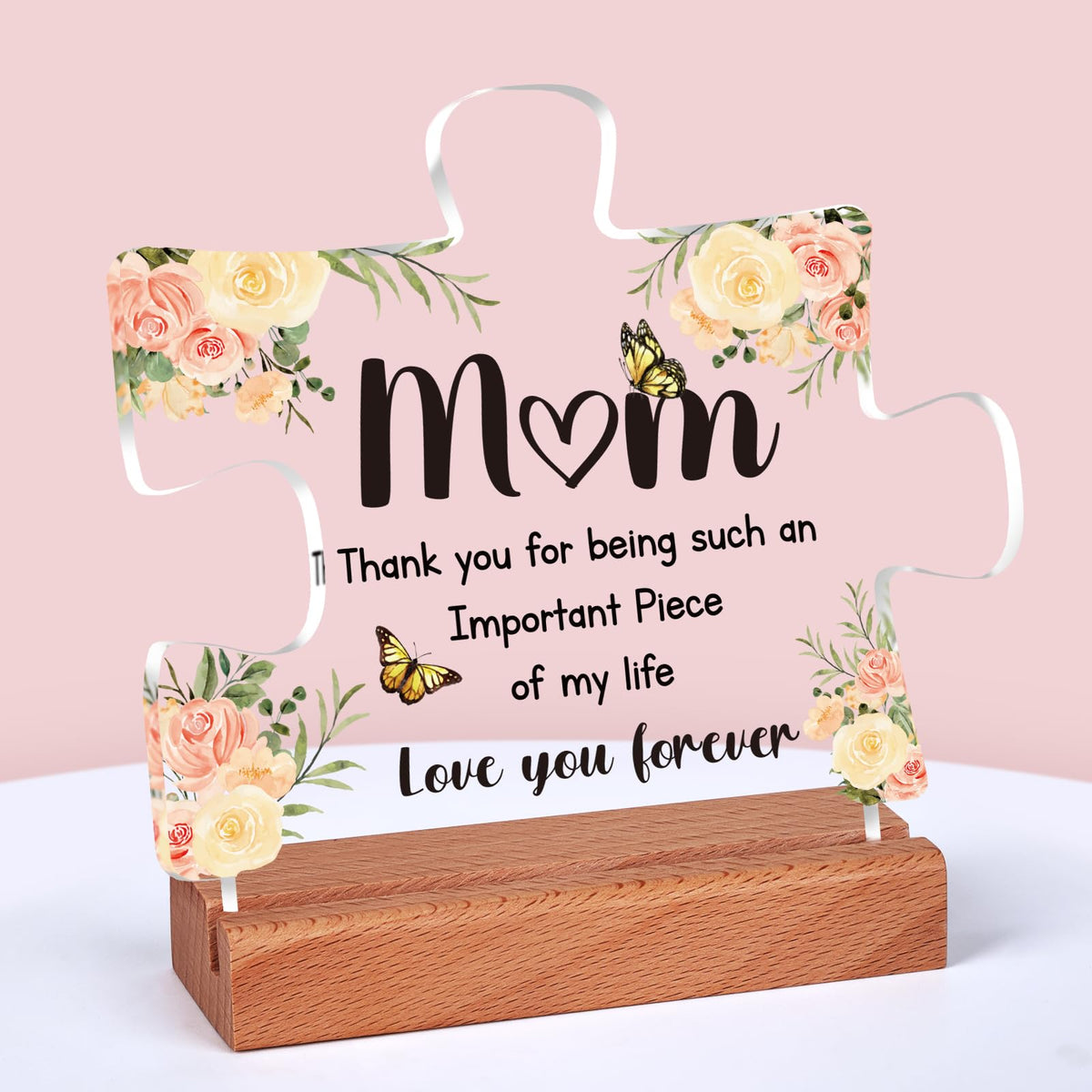 Gifts for Mum- Puzzle Acrylic Plaque Mum Birthday Gifts, Birthday Gifts for Mum, Mum Gifts, Presents for Mum, Happy Birthday Mum, Gifts for Mum on Her Birthday, Mum Birthday Presents