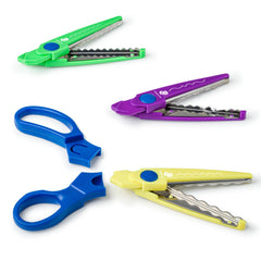 STAEDTLER 965-S BK-C Design Journey Craft Contour Scissors (Zig Zag, Waves & Deckle Edge)