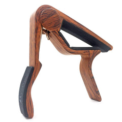 WINGO Wooden Pro Ukulele Capo for Soprano Contert Baritone,Rosewood.