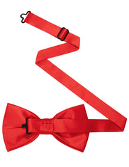 RBOCOTT Red Bow Tie Bowtie and Pocket Square Set for Men(7)