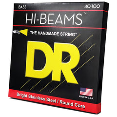 DR LR-40 Strings HI-BEAM™ - Stainless Steel Bass Strings: Light 40-100