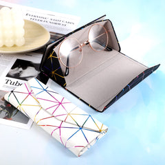 Thboxes 2 Pack Glasses Cases, Leather Eyeglasses Cases with Cleaning Cloth Anti-Scratch Sunglasses Pouch Spectacles Bag for Women Men Kids