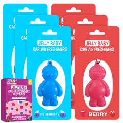 6pk Jelly Baby Car Air Fresheners   Juicy Berry & Blueberry Car Air Fresheners for Women & Men   Car Fresheners Car Air Fresheners for Women Car Freshener Car Air Freshener Car Freshner