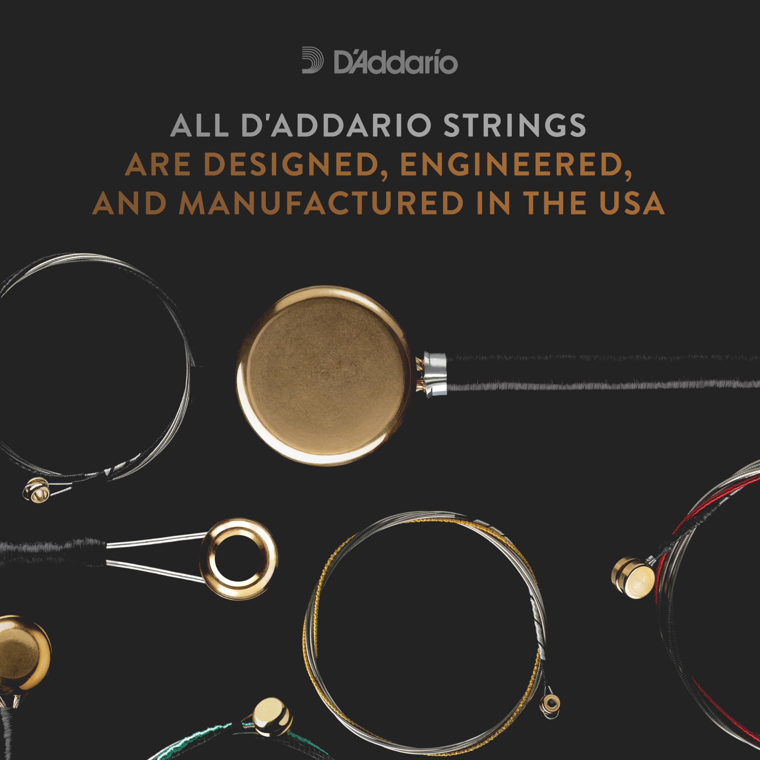 D'Addario Kaplan Amo Violin String - Single A String - KA312 4/4M - Violin Strings - 4/4 Scale, Medium Tension