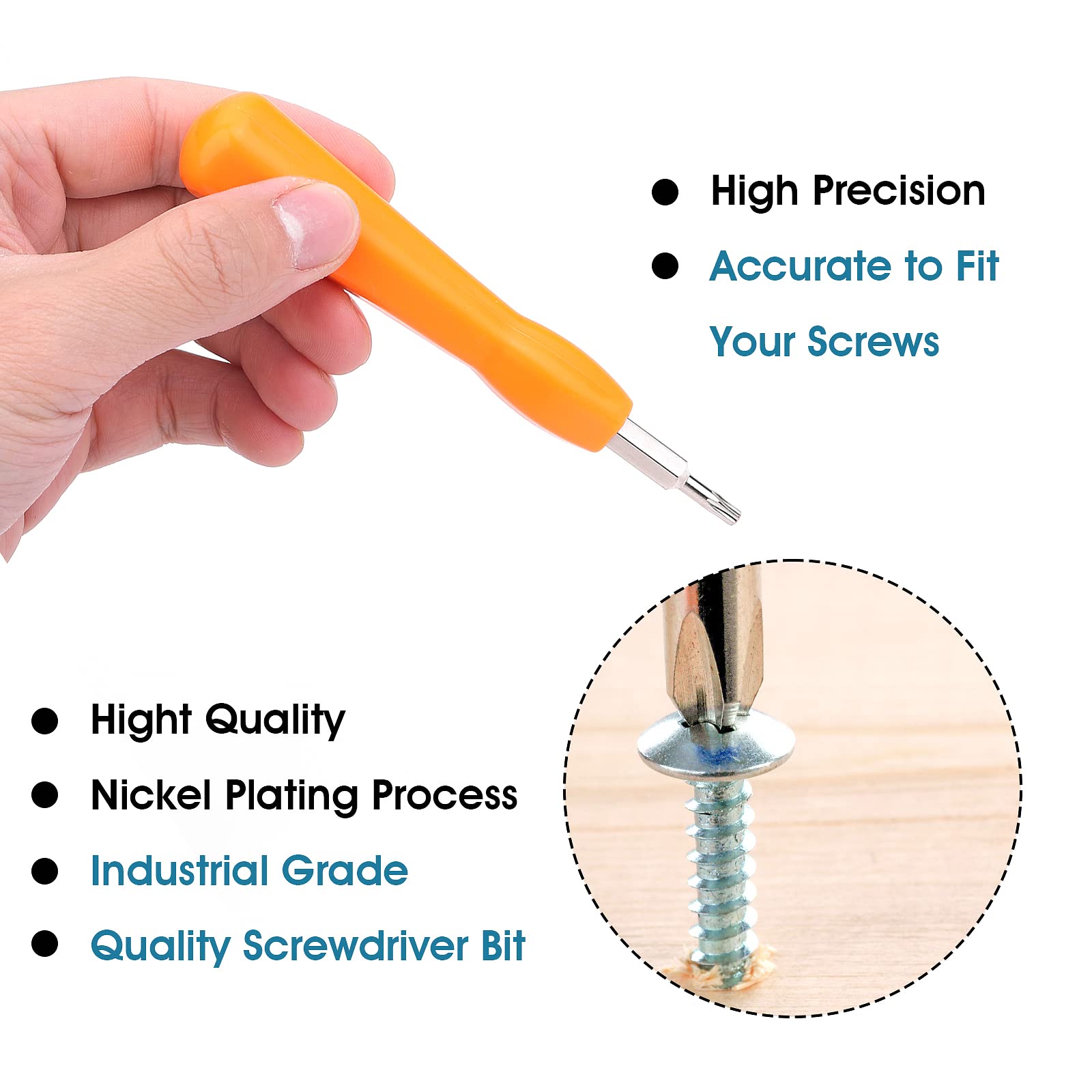 Doorbell Screwdriver Replacement,Double-Ended Screwdriver for Doorbell Replacement Bit Fit for All Doorbells Include Video Doorbell, Video Doorbell 2, Pro and Elite