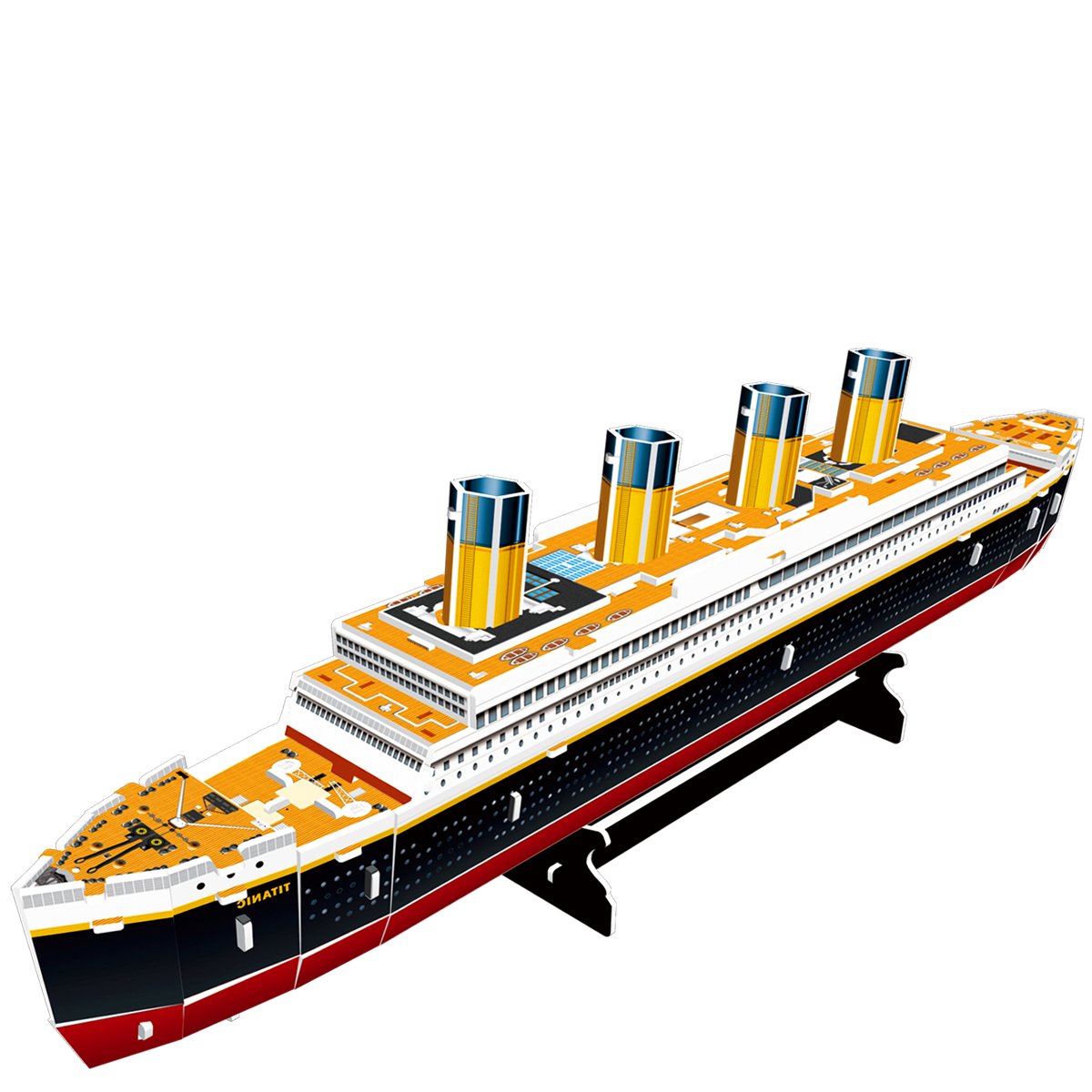 CubicFun 3D Puzzles Titanic Model Kits Ship and Boat Jigsaw Puzzles for Kids and Adults, Paper DIY Toy Gift and Decoration, 35 Pieces