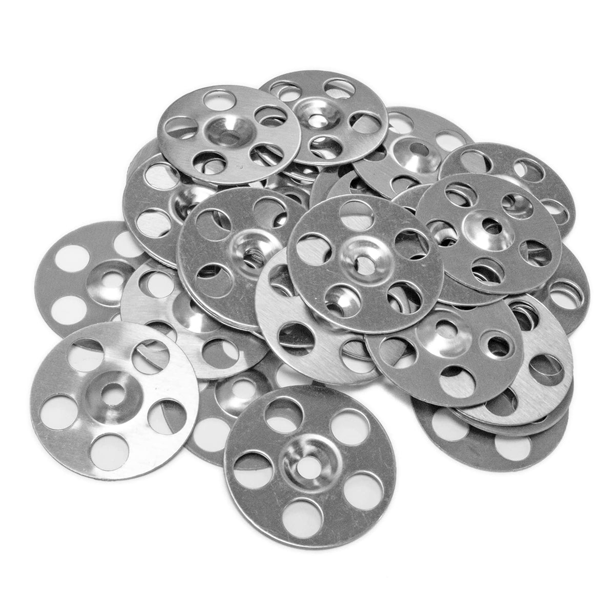 Thermopanel 36mm Stainless Steel Washers for Tile Backerboard - Pack of 50 Tile Backerboard Washers to Fix Marmox, Wedi Type Insulation Boards to Floors and Walls, 50 of Pack