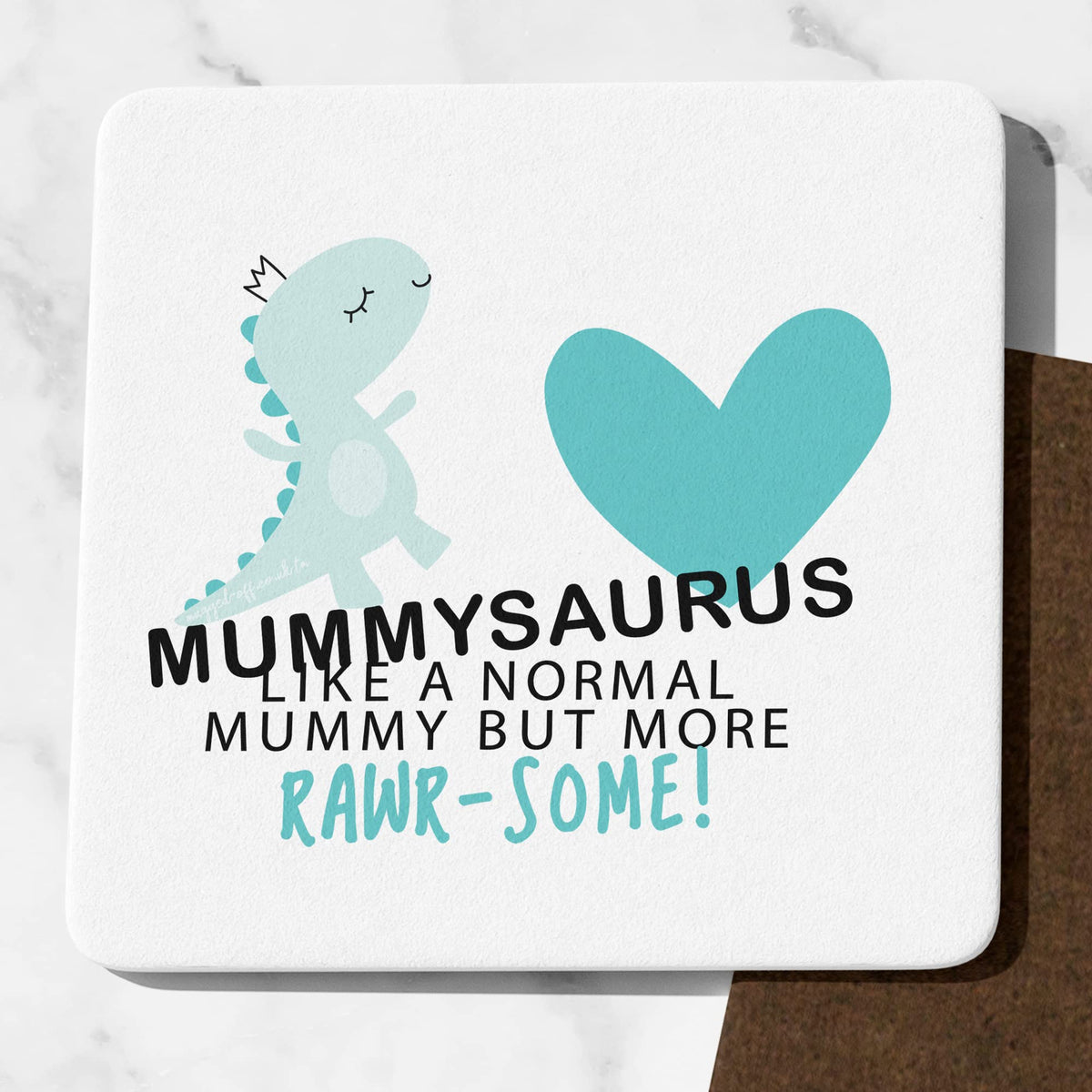 Mummysaurus Coaster Ideal For Mummy Birthday Gifts Mummy