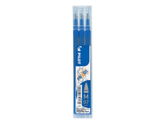 Pilot Frixion Clicker Erasable Retractable Rollerball 0.7 mm Tip Pen with Three Refills - Blue, Single Pen