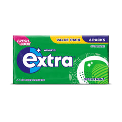 Extra Spearmint Sugarfree Chewing Gum Multipack 5 x 10 Pieces (Packaging may vary)