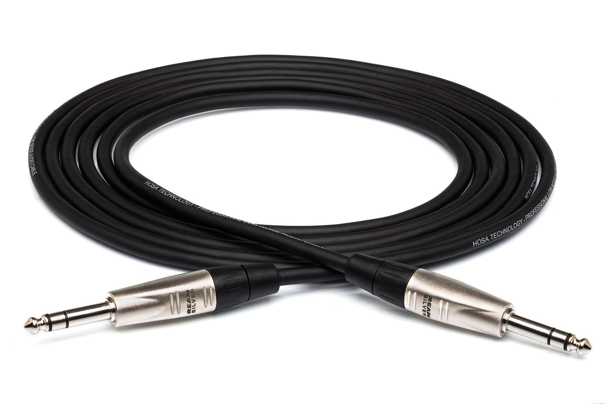 Hosa HSS-003 3ft REAN 1/4 inch TRS to Same Pro Balanced Interconnect Cable