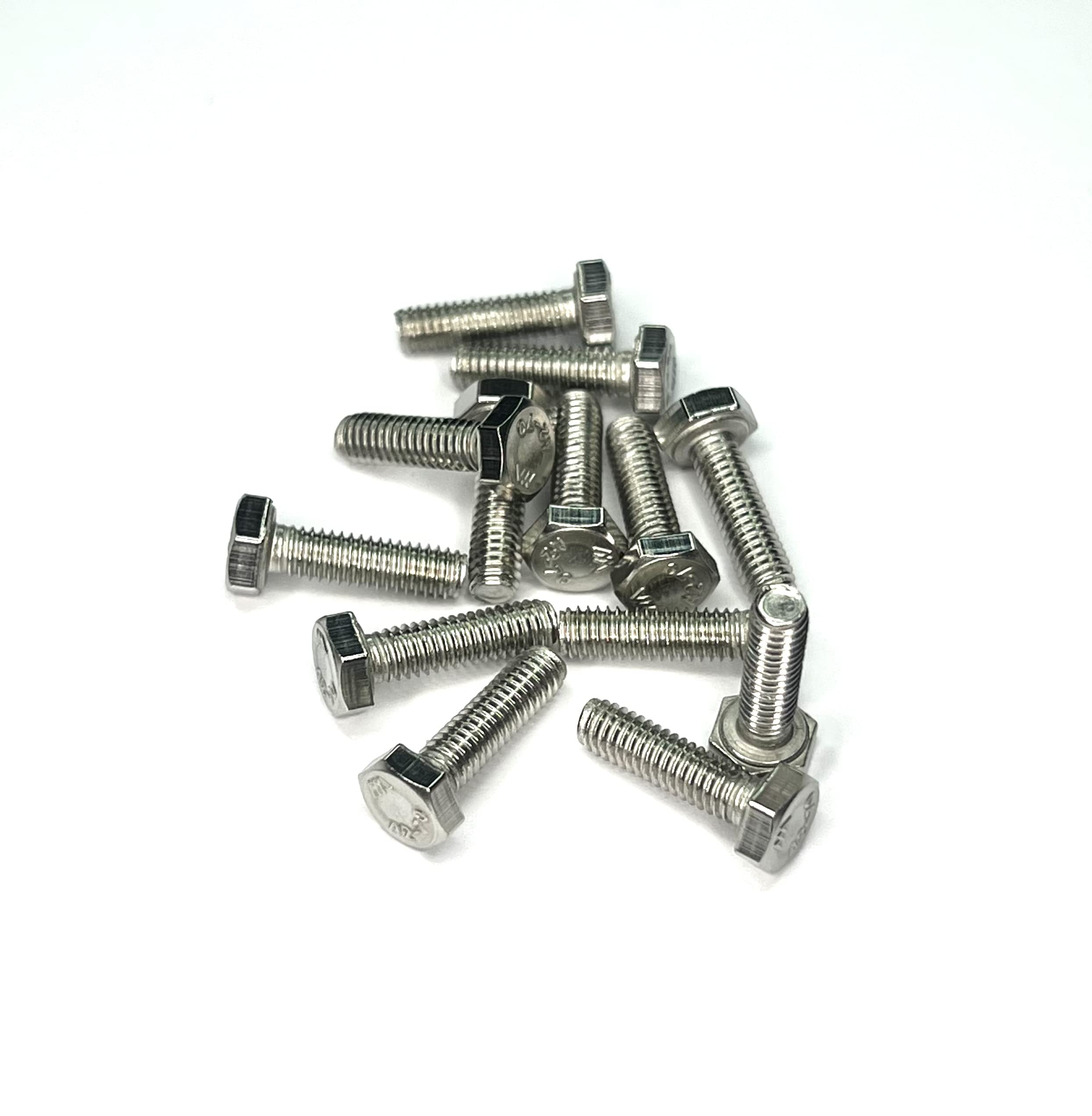 M8 (8mm x 50mm) Hex Set Screw (Fully Threaded Bolt) - A2 Grade Stainless Steel (pack of 10)