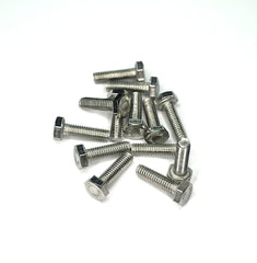 M8 (8mm x 12mm) Hex Set Screw (Fully Threaded Bolt) - A2 Grade Stainless Steel (pack of 20)