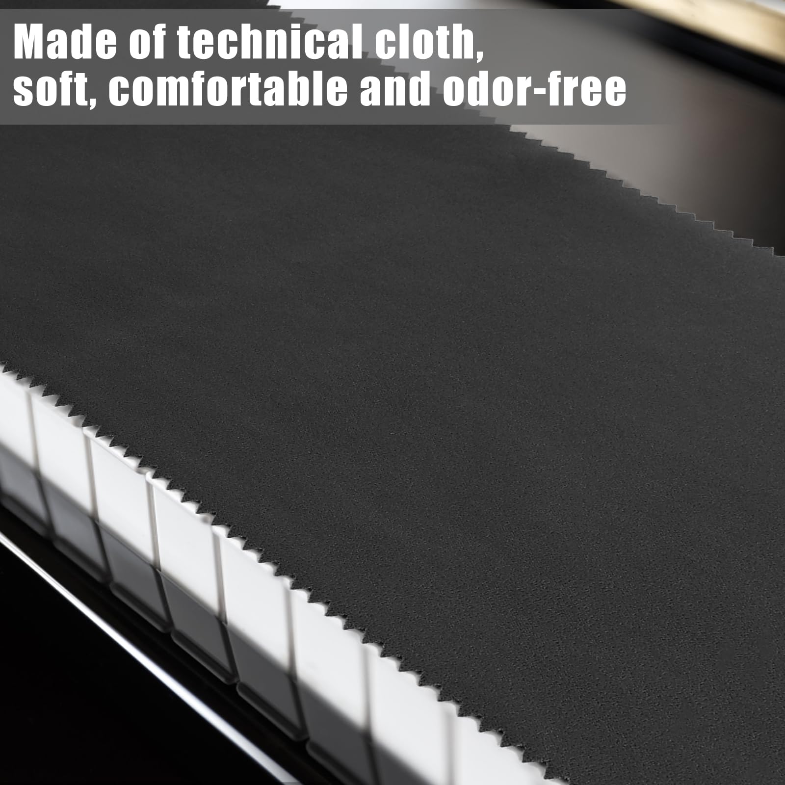 Piano Keyboard Anti-Dust Cover, High Technology Fabric Key Cover Soft Dustproof Piano Keyboard Cover Cloth for 88 Keys Electronic Keyboard