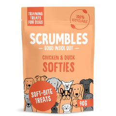 Scrumbles Softies, Chicken & Duck Training Treats, 90g