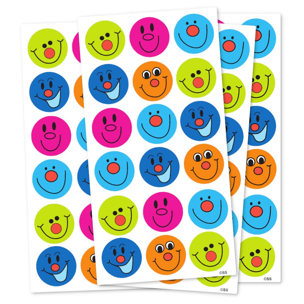 SuperStickers Solutions Smiley Face Stickers (Pack of 180) DBS195