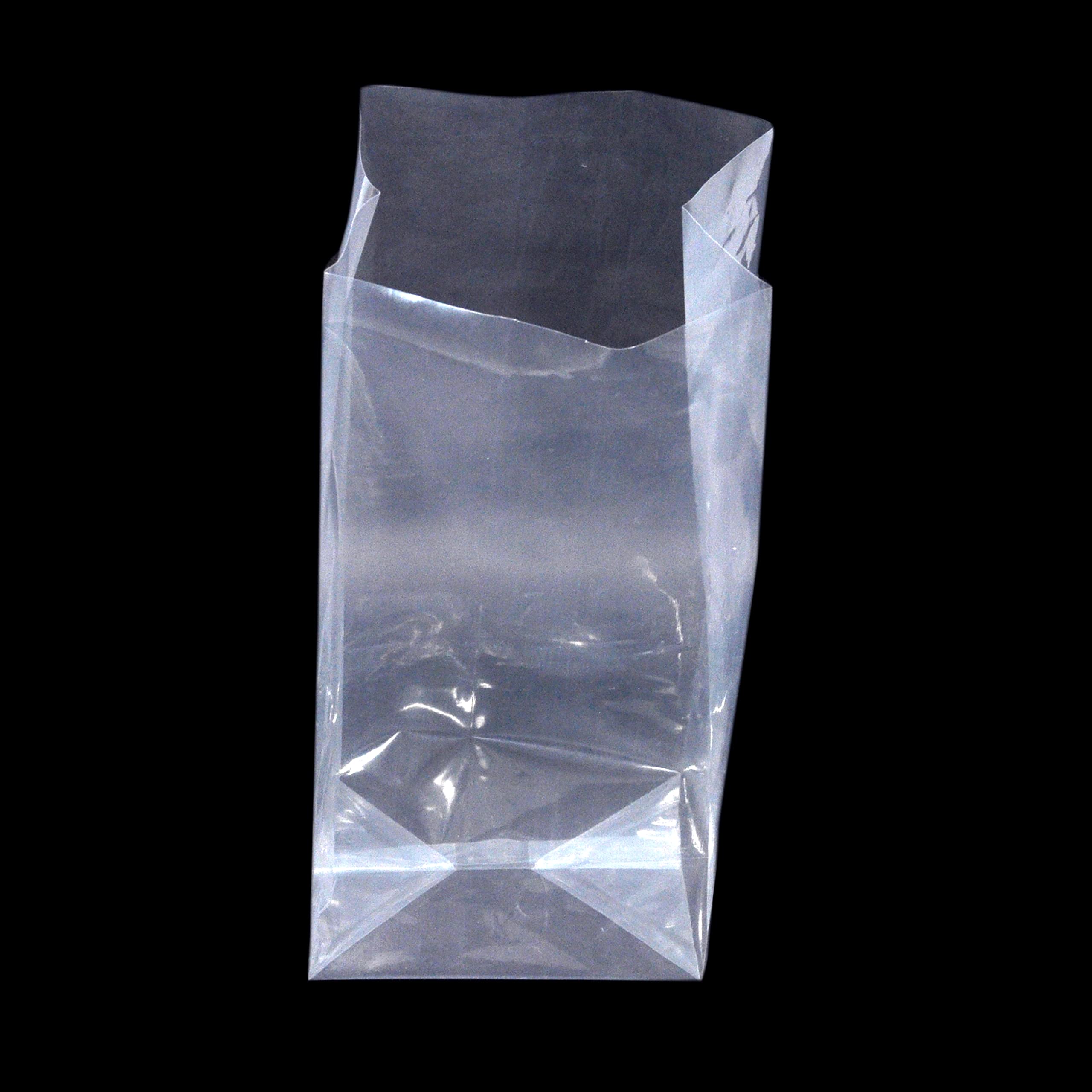 5”L x 4”B x 16”H ALFA Fishery Bags Flat bottom Leak Proof Clear Plastic Fish Bags for Tropical & Marine Fish Transport 225 Gauge (10)