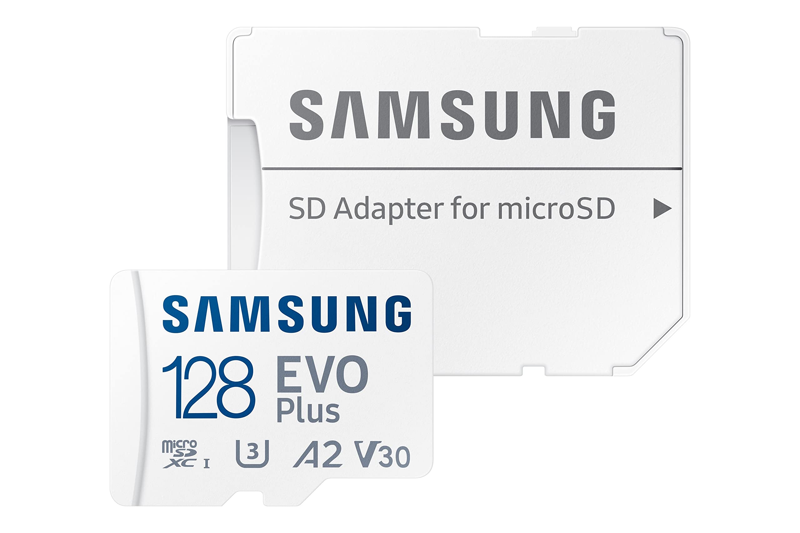 Samsung 128GB MicroSD Evo Plus SDXC U3 Class 10 A2 130MB/s Memory Card with Adapter 2021 Version (MB-MC128KA/EU)