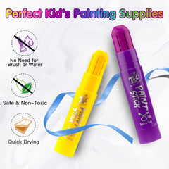 TBC The Best Crafts Paint Sticks,36 Classic Colors, Washable Paint, Non-toxic, Tempera Paint Sticks for Kids and Students