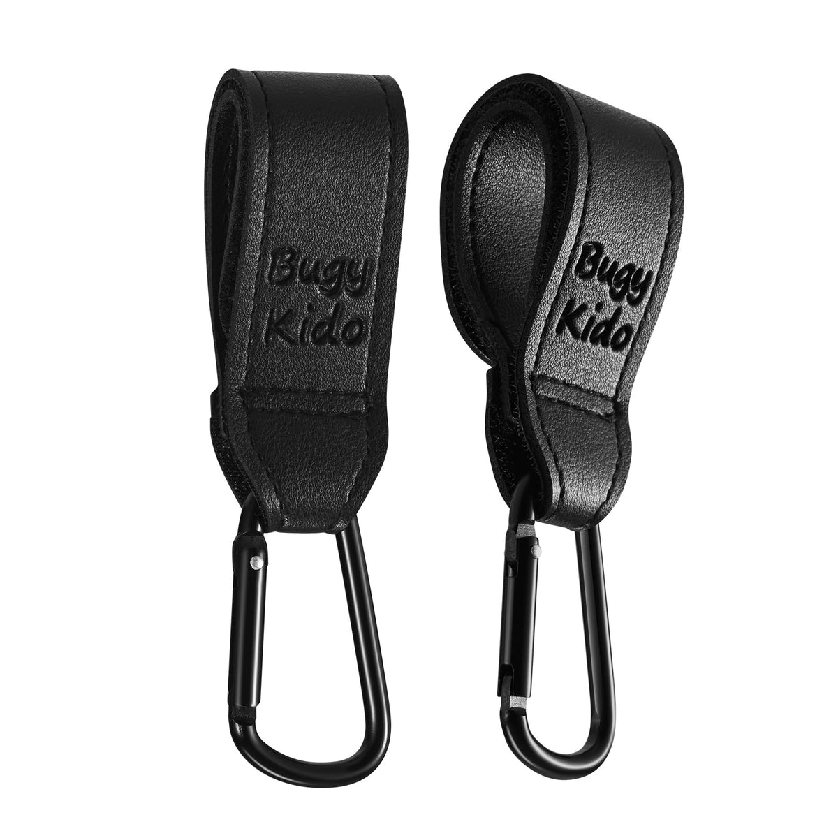 BugyKido Buggy Clips, 2 Pcs Pram Clips, Stroller Carabiner Hooker with Sturdy Carabiner to Hook Your Shopping Bags, Handbag or Changing Bag