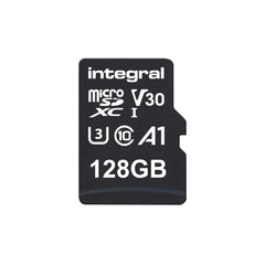 Integral 128GB Micro SD Card 4K Video Premium High Speed Memory Card SDXC Up to 100MB s Read and 50MB s Write speed V30 C10 U3 UHS-I A1