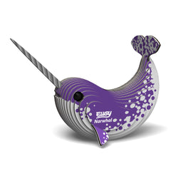 EUGY 3D Narwhal Model, Craft Kit