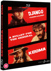 Cult Spaghetti Westerns Boxset (Django & Tarantino Bonus and Keoma and Bullet for the General (Region Free) [Blu-ray]