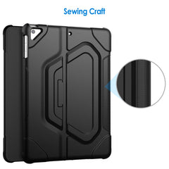 JETech Case for iPad 9.7-inch (2018/2017 Model, 6th/5th Generation), Double-fold Stand with Shockproof TPU Back Cover, Auto Wake/Sleep, Black