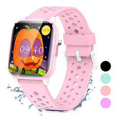 LAMA Kids Smart Watch, 1.4 inches Touch Screen Activity Trackers, Fitness Trackers With Heart Rate Monitor, Waterproof IP68 Tracker Watch Pedometer Stopwatch, Smart Watch for Girl Boy, Pink