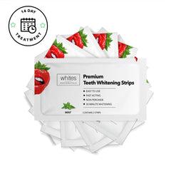 Whites Beaconsfield Teeth Whitening Strips - Advanced Non-Peroxide Formula, 14-Day Supply for Enhanced Brightness, Enamel-Safe, Gentle on Sensitive Teeth, Quick & Visible Results