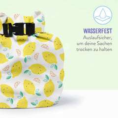 Bambino Mio, Out & About Wet Bag - Travel, Waterproof, Reusable Nappy Storage Bag, Cute Fruit