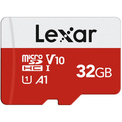 Lexar 32GB Micro SD Card E Series, microSDHC UHS-I Flash Memory Card with Adapter - Up to 100MB/s, A1, U1, Class10, V10, High Speed TF Card