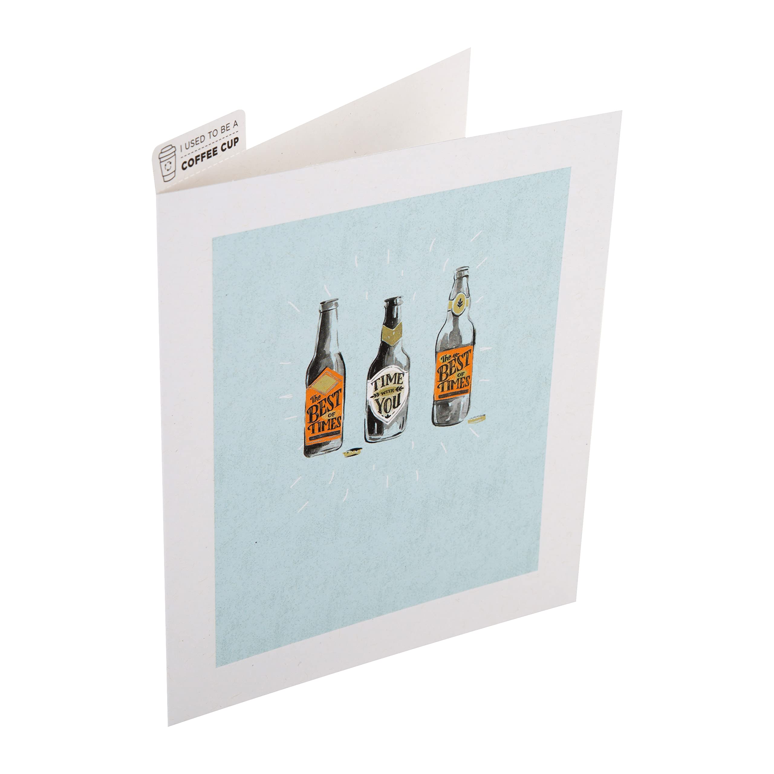 Hallmark CupCycled Blank Card - Contemporary Beer Design