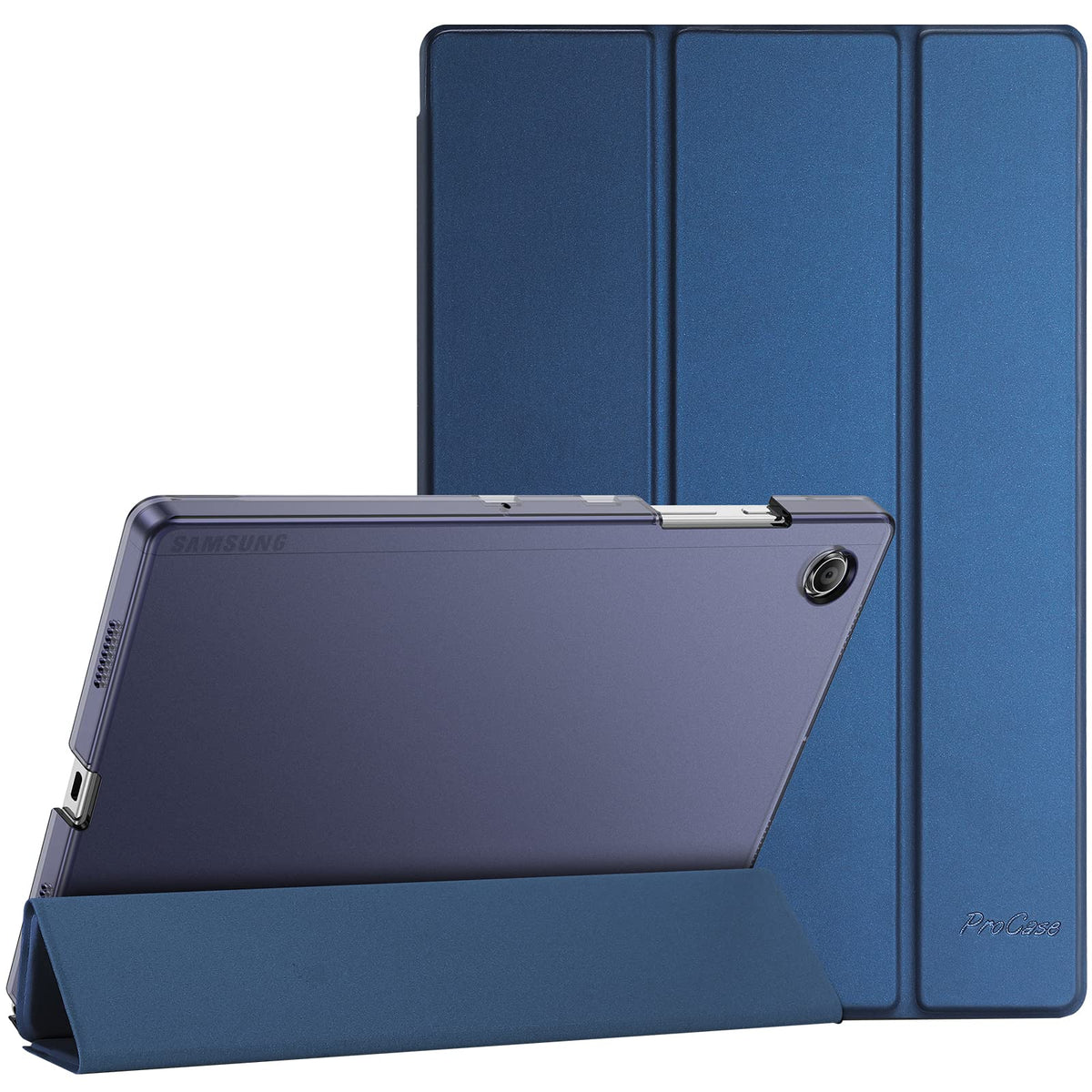 ProCase Case for Galaxy Tab A8 Case 10.5 inches 2021 SM-X200N SM-X205N SM-X207, Slim Lightweight Protective Hard Cover for Galaxy Tab A8 10.5 Inch 2021 Tablet -Navy