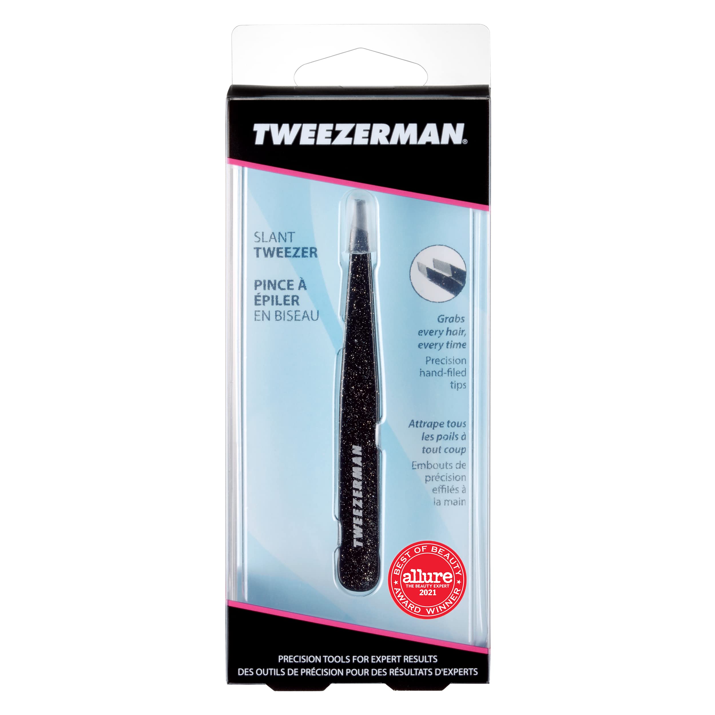 Tweezerman Black Glitter 40th Anniversary Tweezer